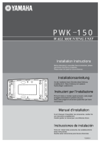 Yamaha PWK-150 - Owners Manual